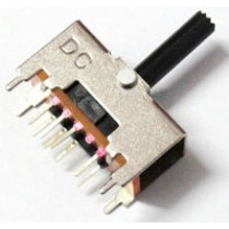 DPDT Switch - Center Off - Spring Loaded - PCB Mount 