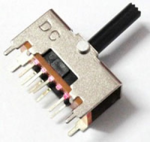 DPDT Switch - Center Off - Spring Loaded - PCB Mount 